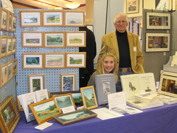 Raymond J. Steiner with Kaitlyn King at the Woodstock Arts Fair