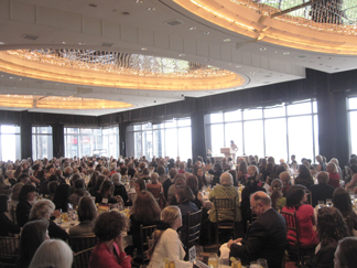 Attendees at the ArtTable luncheon at the Mandarin Oriental Hotel