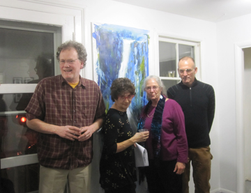 opening reception at Atwater Gallery, Rhinebeck, ny