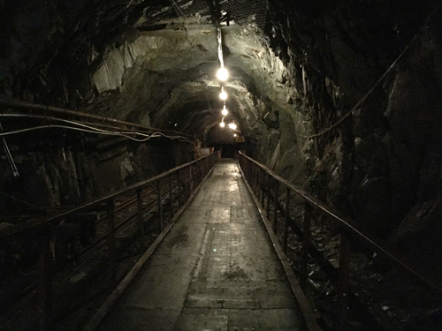 Tunnel into the AJ (Alaska Juneau) Gastineau mine