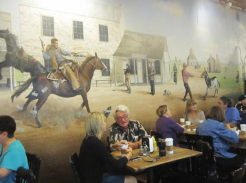 Java Ranch Espresso Bar and Cafe, mural by Lee Casbeer