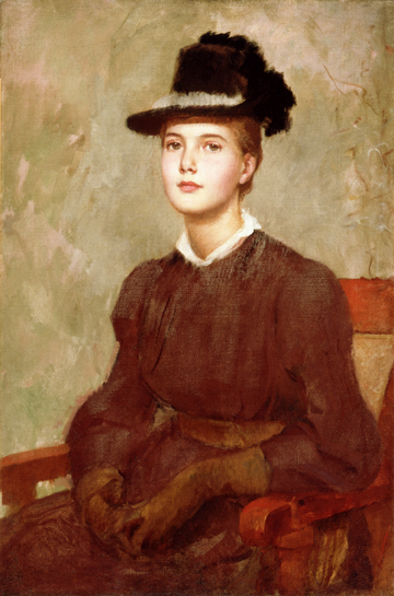 Frank Duveneck (American, 1848–1919)  Marie Danforth Page , ca. 1889 