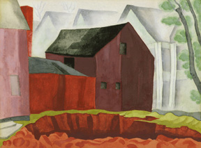 Barns by Oscar Bluemner
