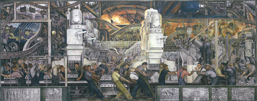 Detroit Industry, 1932-33 by Diego Rivera