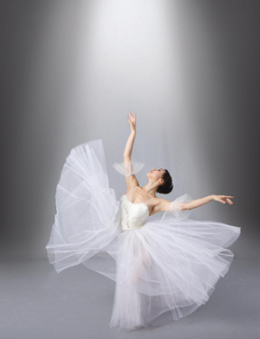 From Gelsey Kirkland Academy of Classic Ballet,  India Rose dancer in  "Pas de Quatre," photo by James Culp