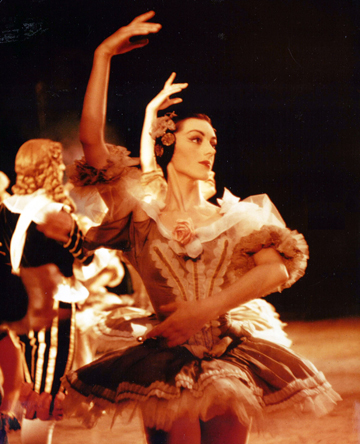 Valerie Taylor-Barnes, soloist,  dancing in  “Sleeping Beauty"  photo by Houston Rogers