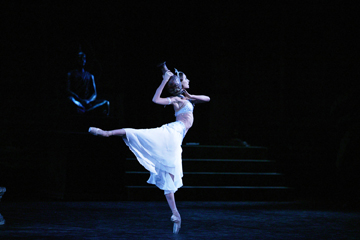 La Bayadère, as only The Bolshoi can do it; this is a photo of Svetlana Zakharova as Nikia, Courtesy of the Bolshoi Ballet; (Photo by Damir Yusupov)
