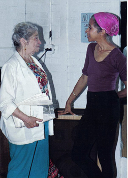 Snapshot of Louise Roberts and Dianne McIntrye early 1970s