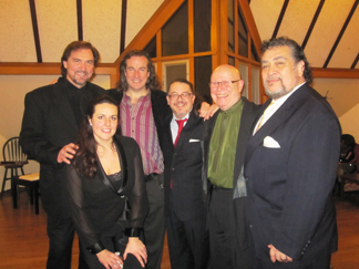 Louis Otey, Maria Todaro, Kerry Henderson, David Mayfield, Justin Kolb and guest star Eduardo Villa all performed at the Fundraising event for VoiceFest 2012: the Phoenicia Festival of the Voice at St. Gregory’s Church in Woodstock, NY
