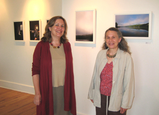 Nancy Maurice Rogers and Megan Whilden at the Lictenstein center for the arts in Pittsfield MA.