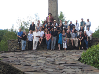 The particiants of the Saugerties Artists Tour at the Monolith at Opus, 40, in Saugerties