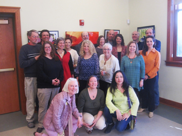 Gardiner Open Studio Tour participants at the opening reception. Their tour is held in the Fall and Spring