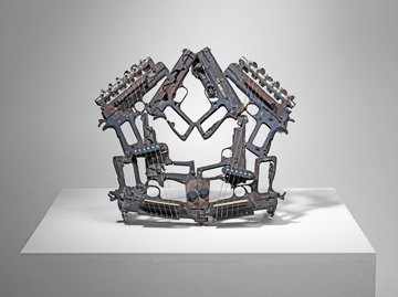 Metal sculpture by Mexican artist Pedro Reyes