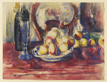 Paul Cezanne Apples, Bottle and Chairback