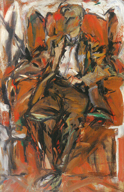 Willem de Kooning piece by Elaine de Kooning 