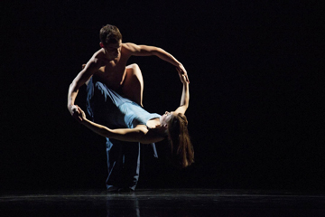 Ian Spring and Melissa Ullom dancing Parsons;  “Round My World” Photo by Krista Bonura