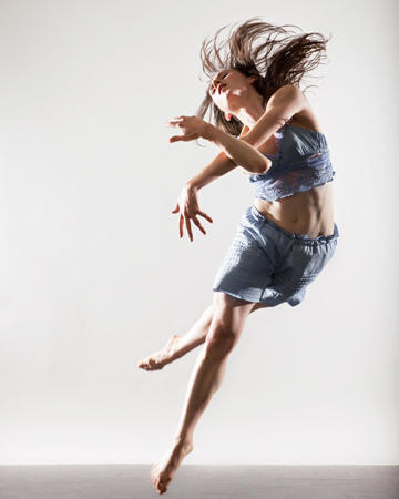 Belinda McGuire (in the piece choreographed by Sharon Moore) Photo by Jubal Battisti